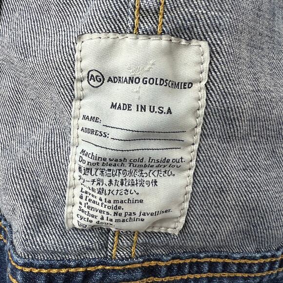 AG JEANS Blue Medium Wash Cotton Blend The Robyn Slim Denim Jean Jacket Size XS - Picture 11 of 11